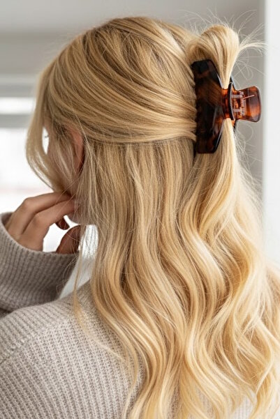 CAŞ DEKORASYON Коричнева пряжка з леопардовим візерунком