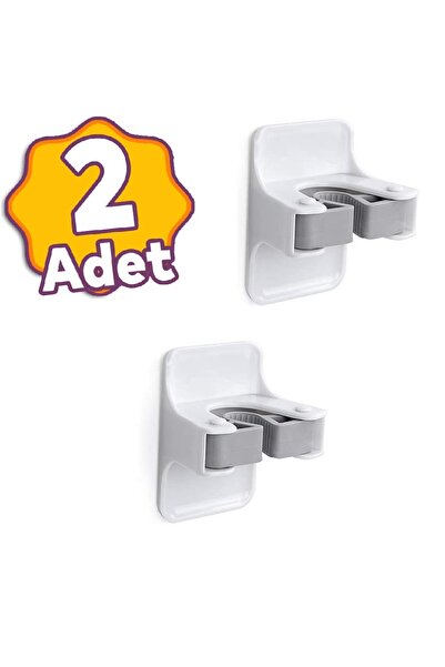 ZUZU MADE 2 Adet Sihirli Tutacak Sap Tutucu Mop Tutucu Düzenleyici ve Fırça S...