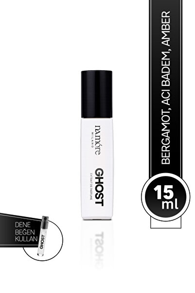 NA MORE Milano GHOST Extrait Parfüm | Erkek | Yüksek Esans %33 | Kalıcı – Bergamot Acı Badem Amber | 15 ml