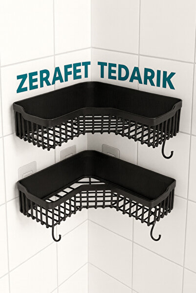 GenelTedarik Yapışkanlı Duş Banyo Mutfak Köşesi Düzenleyici Organizer DUŞAKAB...