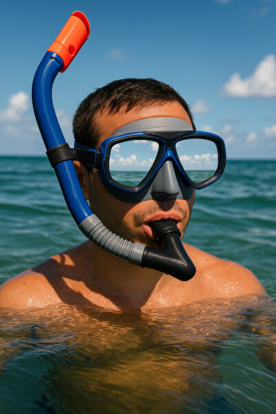 TOYFEST Mira Maske Snorkel Set Dalış Maskesi Deniz Havuz Yüzücü Gözlüğü Gözlü...