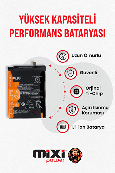 mixipower Xiaomi Redmi 8 / Redmi Note 8a Uyumlu Tam Kapasite Batarya TR Garantili