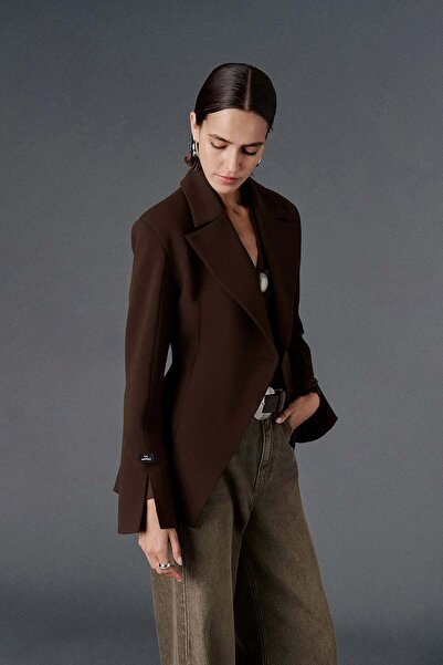 VATKALI Dvouřadé sako přiléhavého těla - Premium Collection