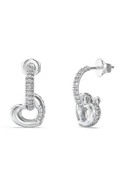 Guess أقراط نسائية على شكل قلب من JGUJUBE05465JWRHTU