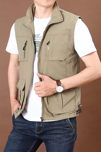 SINGLE SWORD Outdoor Multi-Pocket Hunting & Outdoor Sports Vest – Lightweight and Durable