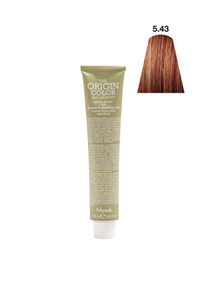 Nook Origin Color Profesyonel Saç Boyası 100ml - Koyu Tarçın Bakır/Bakır Altı...