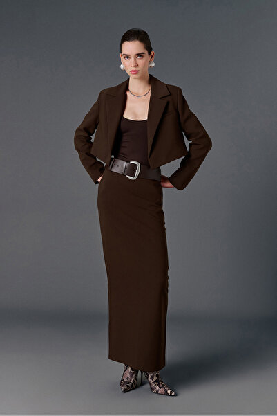 VATKALI кроп блейзър сако