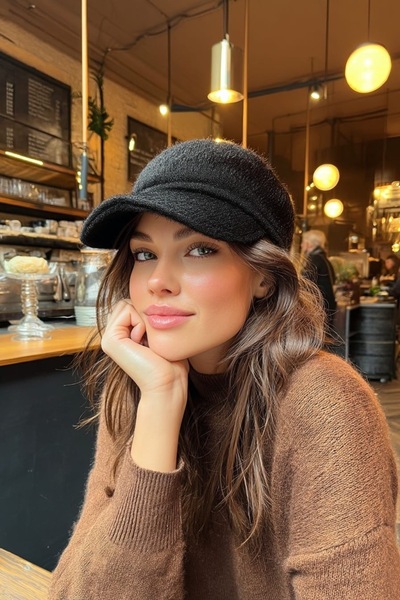 LAGRANZE Soft Shock Cap Women's Visor Hat