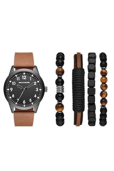 SKECHERS SR9065 Erkek Set Kol Saati ve Bileklik