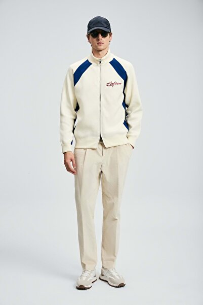 Lufian 112100081 Shine Men's Cardigan Men's Jacket White