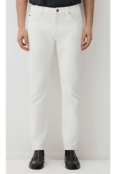 Mavi M0035190581 Marcus Edition Λευκό τζιν παντελόνι Ανδρικό τζιν παντελόνι Λ...
