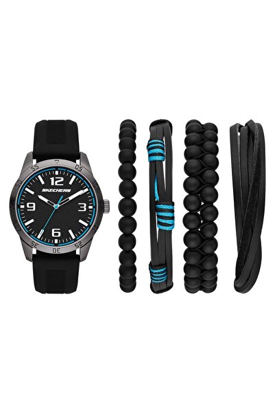 SKECHERS SR9092 Erkek Kol Saati ve Bileklik Seti