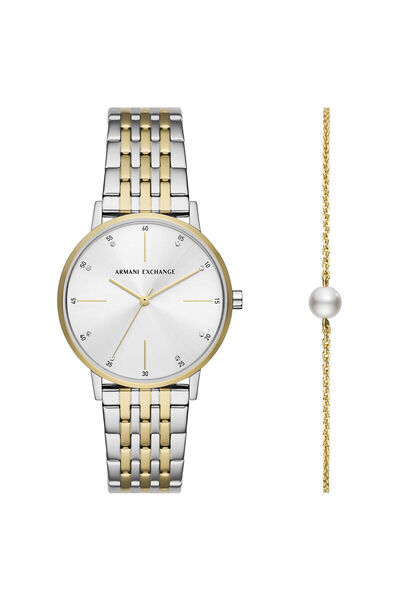 Armani Exchange AX7156SET Women's Wristwatch and Bracelet Set