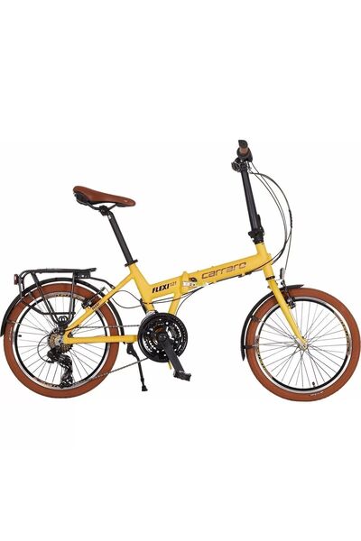 Carraro Flexi 121 V - 20 Jant 21 Vites Katlanır Bisiklet - Sarı Siyah