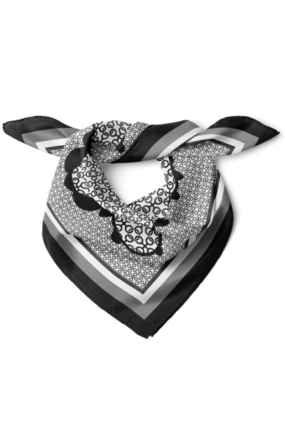 nehir eşarp Modern Geometrik Desen Fular Bandana 50x50 Cm