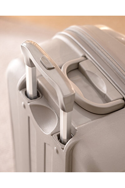 Madame Coco Huitre Valiz/Bavul - Bej - Orta Boy