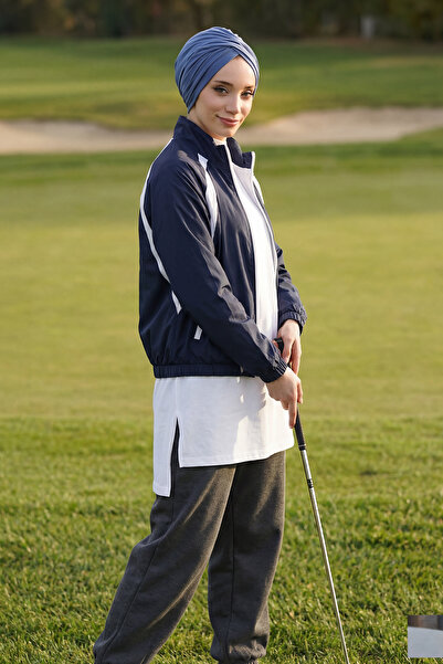 Aisha's Design طاقية حجاب، B-9، نيلي