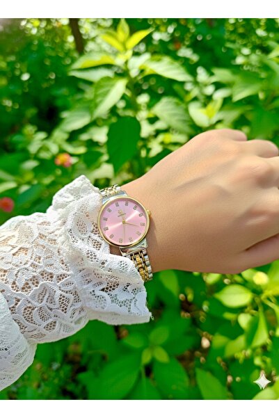 PW POLO WHITE Pink Color Women's Wristwatch