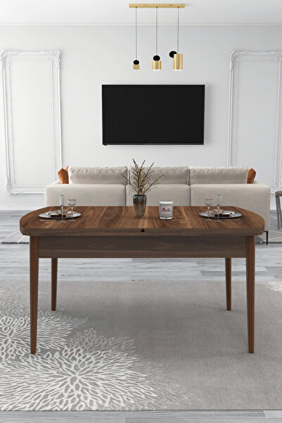 Renlife Açılabilir Masa Ahşap Masa Yemek Masası Mutfak Masası Kelebek Masa 6 ...