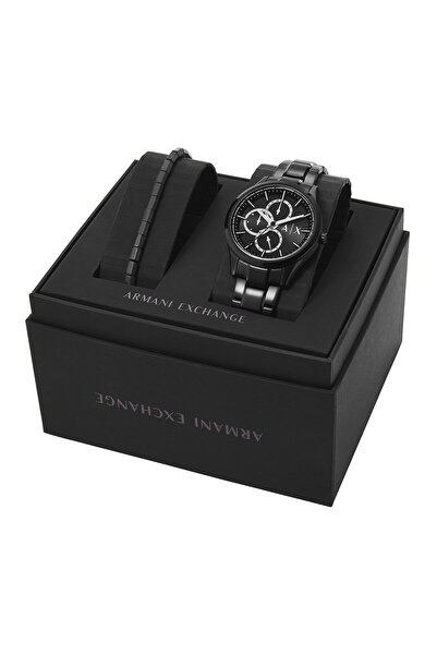 Armani Exchange AX7154SET Men's Wristwatch and Bracelet Set