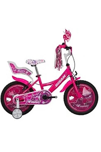 Bisan ROSE KIZ ÇOCUK BİSİKLETİ 26CM V 16 JANT METALİK LİLA PEMBE