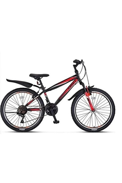 Genel Markalar 2468 Faster Erkek Dağ Bisikleti V 24 Jant 21 Vites Siyah Kırmızı