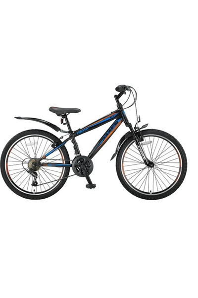 Ümit 2468 Faster Erkek Dağ Bisikleti V 24 Jant 21 Vites Mavi Turuncu