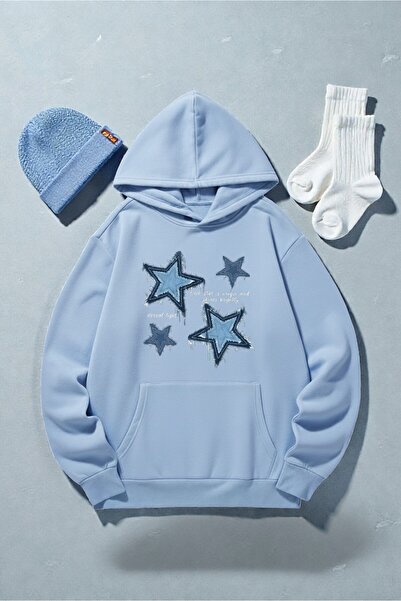 uyguntarz Hanorac oversize unisex cu imprimeu Eternal Light