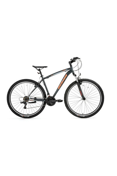 Bisan LEON ERKEK DAĞ BİSİKLETİ 46CM V 26 JANT 21 VİTES MAT GRİ TURUNCU