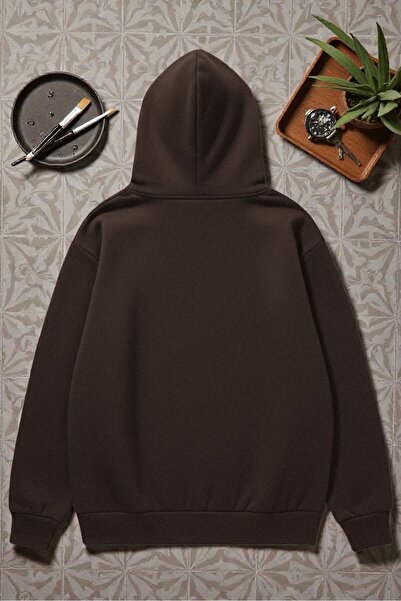 uyguntarz Unisex Good Days εμπριμέ φούτερ μεγάλου μεγέθους