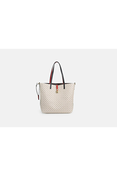 Ch CHCH Letter Print Tote Bag, Fashion Bucket Bag, Large Capacity Shopping Bag