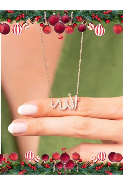 SUNSHINE 925 Ayar Allah Yazılı Kolye