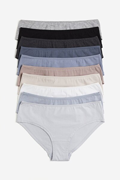 H&M 10'lu Hipster Külot