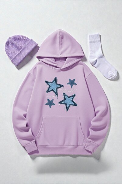 uyguntarz Unisexová mikina s potiskem Eternal Light, oversize střih