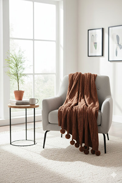 BELENAY Lunera Knitwear Tv Blanket 130X170