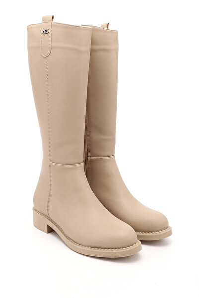 GÖNDERİ(R) Dámské denní boty s kulatou špičkou na podpatku na zip 35626