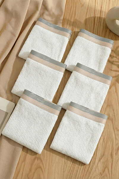 inkarix 6'lı Beyaz Erkek Boxer Glad And Comfortable Terletmez Nefes Alabilen ...