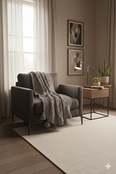 BELENAY Lunera Knitwear Tv Blanket 130X170