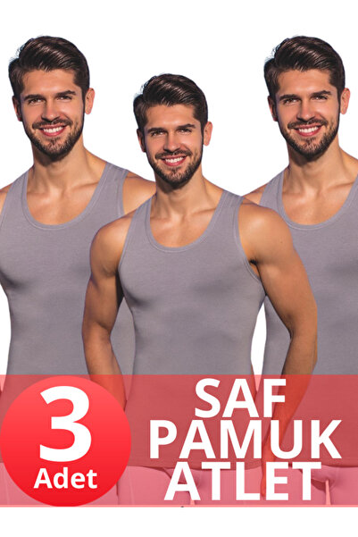 Star 3-Piece Men's 100% Pure Cotton Cotton T-Shirt