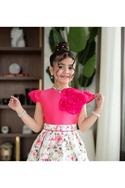 Alesaei-mondo tondo بلوزة فوشي بناتي بورده على الصدر 7120