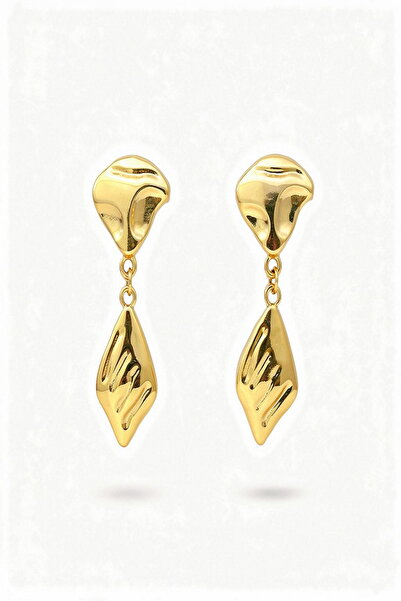 DEMOKAN Women's Earrings Line Pattern Dangle Geometric Shape Earrings