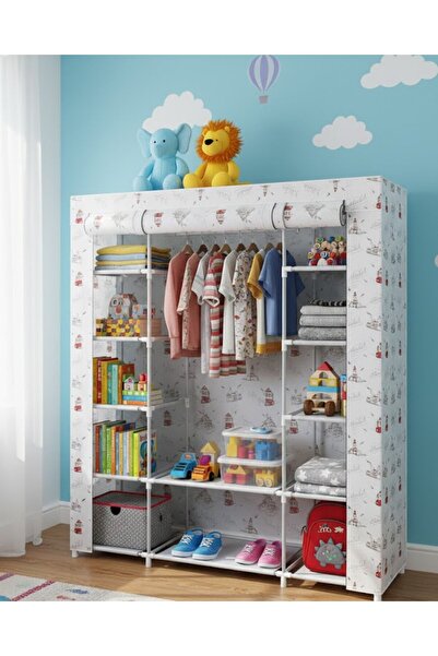 Reyo Teknor Çift Yandan Raflı Bez Dolap İstanbul