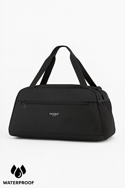 D'VERS Siyah Kabin Boy Valiz Günlük Seyahat El ve Omuz Spor Seyahat Çantası