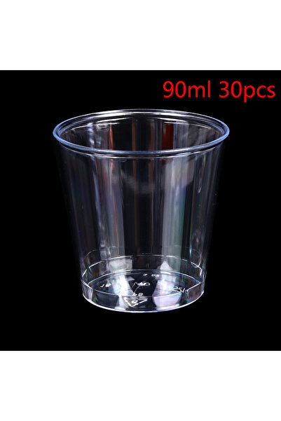 Choice 30Pcs 30/36/50Pcs Mini Clear Plastic Shot Glasses Jelly Cup Plastique ...