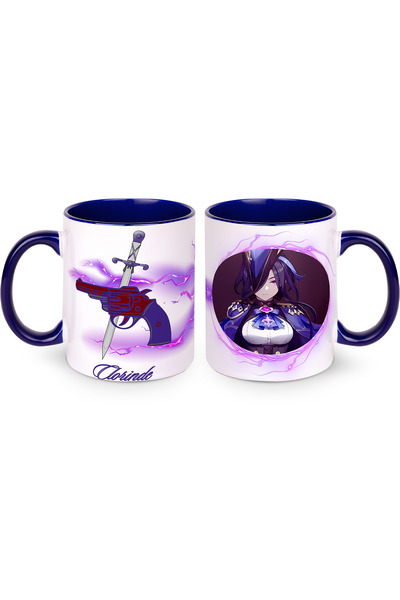 Kupabaskıcısı كوب بورسلين Genshin Impact Clorinde – تصميم أنيمي – طباعة على ا...