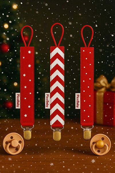 Pico Baby Emzik Askısı - Emzik Zinciri - Emzik Tutacağı 3'lü Set