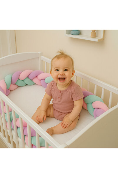 ideal STORE Protectie Laterala pentru Patut Bumper Rico idealSTORE, Lungime 3...