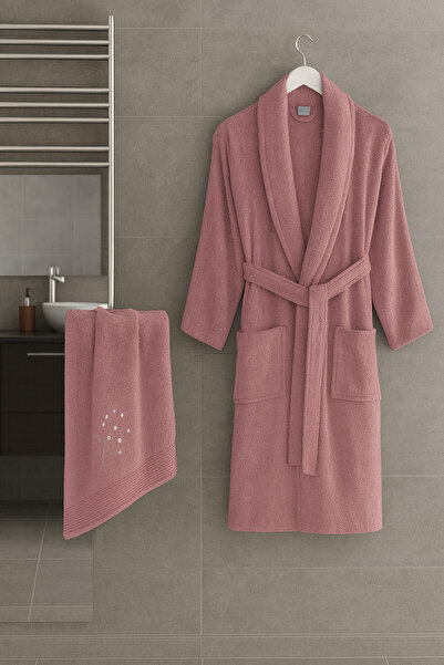 sternen glanz طقم حمام/حمام أكواليس للجنسين قطعتين (حلقة رأس + روب حمام راعي)