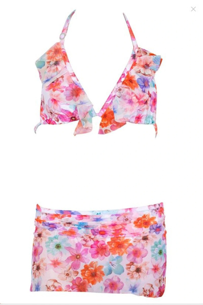 Kom Ashley Skirted Floral Bikini