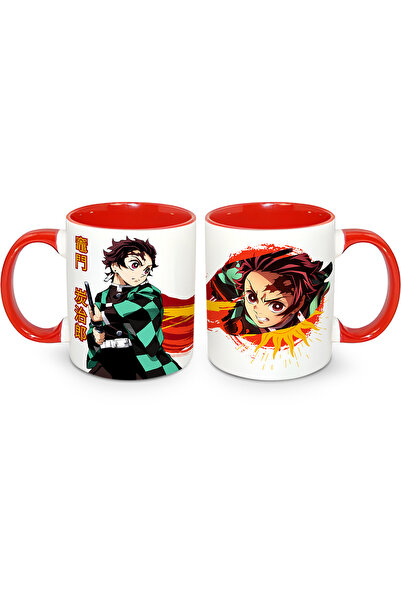 Kupabaskıcısı Demon Slayer Tanjiro Kamado Colorful Mug Cup – Kimetsu No Yaiba